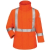 Custom Mens Deluxe Parka With Reflective Trim - EXCEL FR® ComforTouch Orange