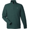 Custom Mens Saltwater Quarter-Zip Pullover Charleston Green