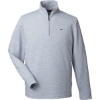 Custom Mens Saltwater Quarter-Zip Pullover Granite