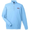 Custom Mens Collegiate Shep Quarter-Zip Sweatshirt Jake Blue