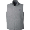 Custom Mens Mountain Sweater Fleece Vest Grey Heather