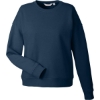 Custom Womens Garment-Dyed Crewneck Sweatshirt Vineyard Navy