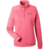 Custom Women’s Collegiate Shep Quarter-Zip Sweatshirt Jetty Red
