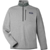 Custom Mens Mountain Sweaterfleece Quarter-Zip Pullover Ultim Grey