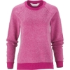 Custom Womens Fleece Out Crewneck Pullover Orchid