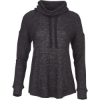 Custom Womens Cuddle Cowlneck Pullover Black Heather