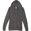 Custom Unisex French Terry Hooded Sweatshirt Heather Charcoal