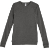 Custom Unisex French Terry Crewneck Sweatshirt Heather Charcoal