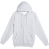 Custom Unisex Premium Full-Zip Hooded Sweatshirt Heather Grey