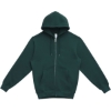 Custom Unisex Premium Full-Zip Hooded Sweatshirt Sports Green