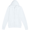Custom Unisex Premium Full-Zip Hooded Sweatshirt White