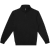 Custom Unisex Premium Quarter-Zip Pullover Black