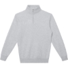 Custom Unisex Premium Quarter-Zip Pullover Heather Grey