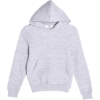 Custom Youth Premium Hooded Sweatshirt Heather Grey