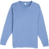 Custom Unisex Heavyweight Long Sleeve T-Shirt Colony Blue