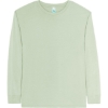 Custom Unisex Heavyweight Long Sleeve T-Shirt Matcha