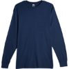 Custom Unisex Heavyweight Long Sleeve T-Shirt Navy