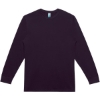 Custom Unisex Heavyweight Long Sleeve T-Shirt Plum