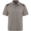 Custom Unisex Team Performance Short Sleeve Work Shirt Smoke/ Black