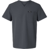 Custom Mens Holmes Everyday 1-Pocket Scrub V-Neck Top Carbon Grey