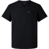 Custom Mens Platt 3-Pocket Scrub V-Neck Top Black