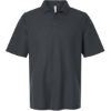 Custom Mens Tall Maverick CVC Pique Polo Dark Charcoal