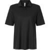 Custom Womens Maverick CVC Pique Polo Black