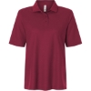 Custom Womens Maverick CVC Pique Polo Wine