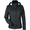 Custom Womens PreCip® Eco Packable Rain Jacket Black