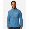 Custom Mens Air Fleece Quarter-Zip Pullover Summer Storm