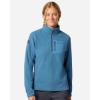 Custom Womens Air Fleece Quarter-Zip Pullover Summer Storm