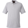 Custom Mens Pique Polo Grey Heather