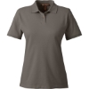 Custom Womens Cotton Polo Charcoal
