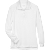 Custom Womens Advantage Long Sleeve Tactical Polo White