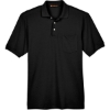 Custom Mens Easy Blend™ Polo with Pocket Black