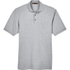 Custom Mens Easy Blend™ Polo with Pocket Grey Heather
