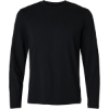 Custom Mens RegenX Cotton Underscrub Long Sleeve T-Shirt Black