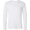 Custom Mens RegenX Cotton Underscrub Long Sleeve T-Shirt White