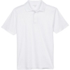 Custom Mens Polyester Jersey Polo White