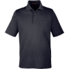 Custom Mens Advantage Snag Protection Plus IL Pocket Polo Black