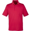 Custom Mens Advantage Snag Protection Plus IL Pocket Polo Red