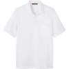 Custom Mens Advantage Snag Protection Plus IL Pocket Polo White