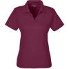 Custom Womens Double Mesh Polo Maroon