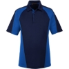 Custom Mens Advantage Snag Protection Plus IL Colorblock Polo Dark Navy/ True Royal/ Dark Charcoal