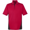 Custom Mens Flash Snag Protection Plus IL Colorblock Polo Red/ Black