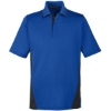 Custom Mens Flash Snag Protection Plus IL Colorblock Polo True Royal/ Black