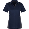 Custom Womens Flash Snag Protection Plus IL Colorblock Polo Dark Navy/ Dark Charcoal