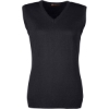 Custom Womens Pilbloc™ V-Neck Sweater Vest Black