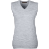 Custom Womens Pilbloc™ V-Neck Sweater Vest Grey Heather