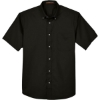 Custom Mens Easy Blend™ Twill Dress Shirt with Stain-Release Black